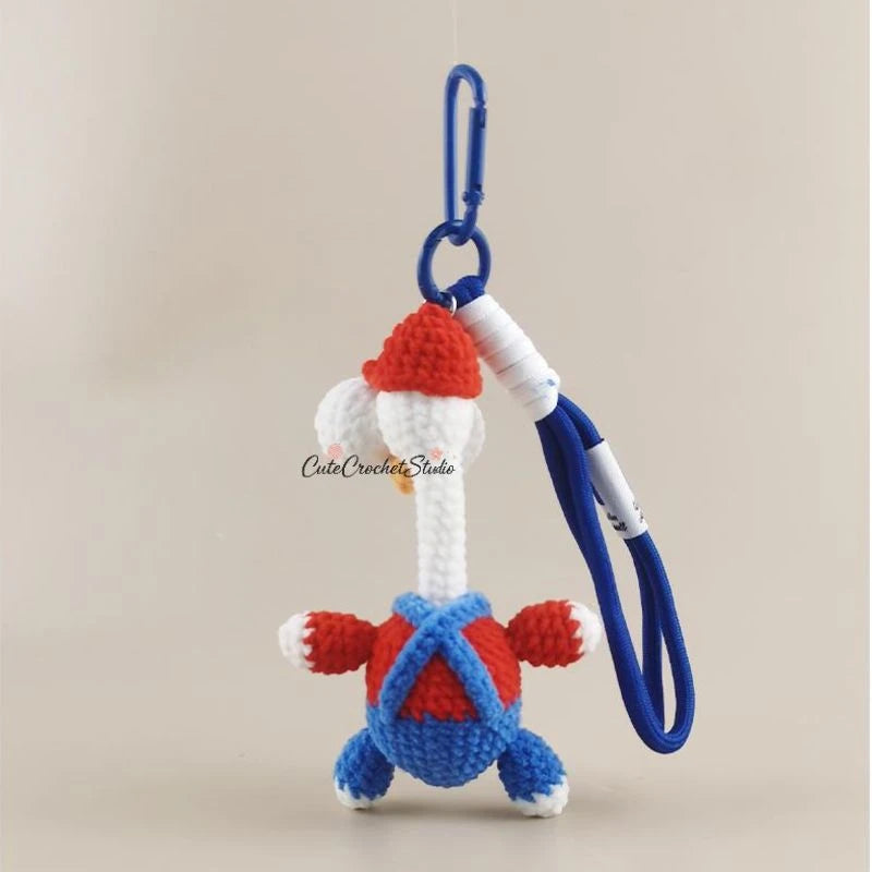 CCS Cute wide-eyed chicken bag charm, keychain, or other high-end gift.