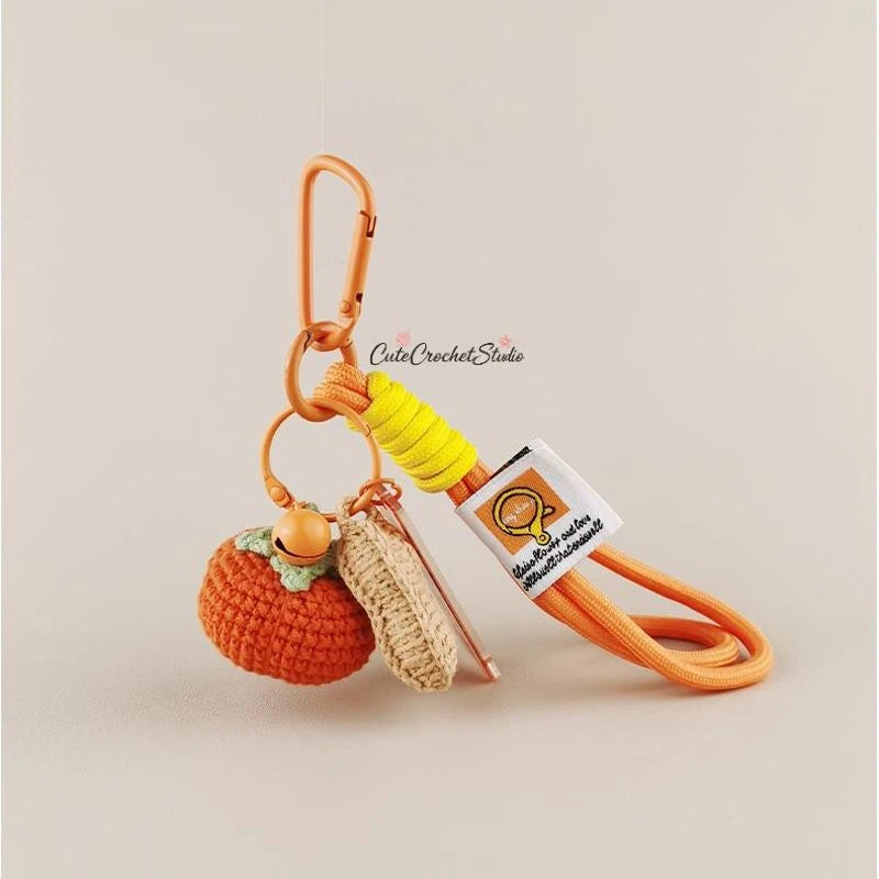 CCS Handmade crocheted cute keychain doll bag charm bag ornament gift