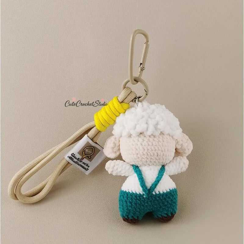 CCS Cute zodiac big-headed lamb bag pendant bag pendant keychain light luxury high-end gift