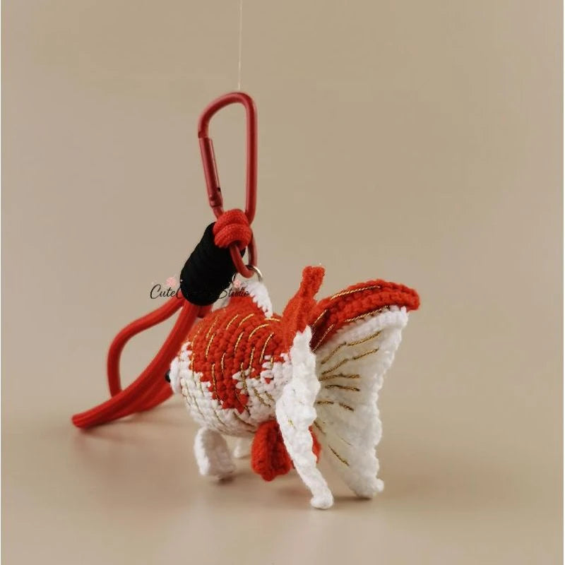 CCS Lucky Koi Bubbles Bag Charm Keychain Ornament High-End Niche Gift