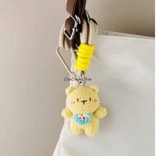 CCS Cute Butter Bear Bag Pendant Keychain Pendant Car Key Cute Gift