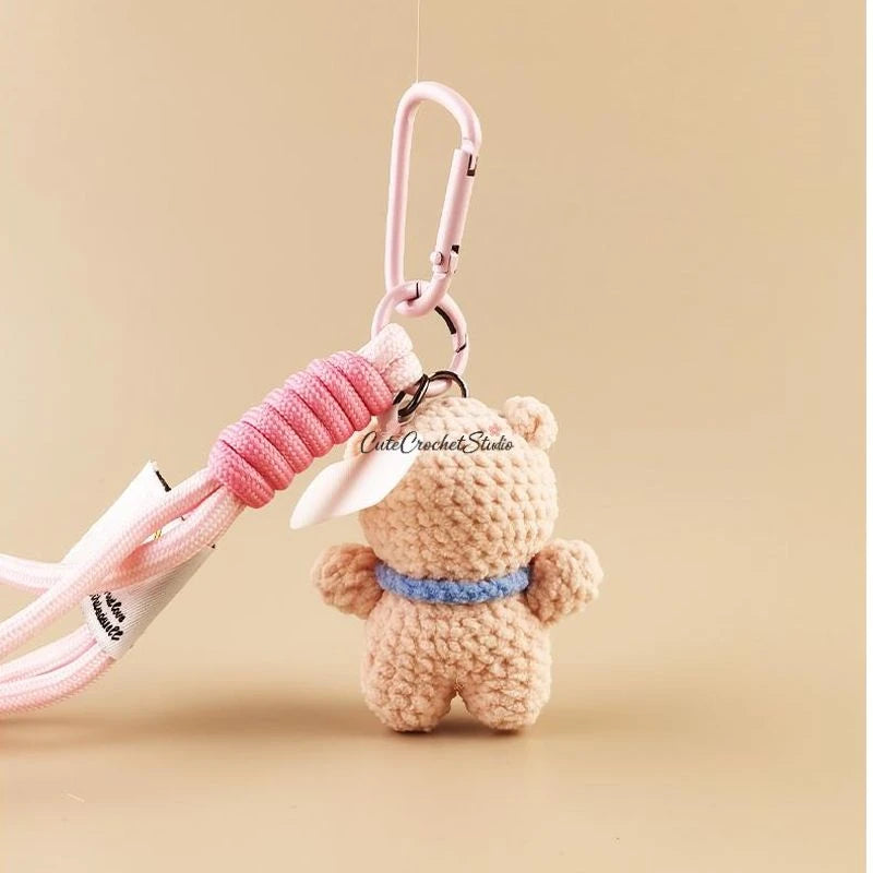 CCS Super cute bib piggy wool bag pendant bag pendant keychain mobile phone pendant gift