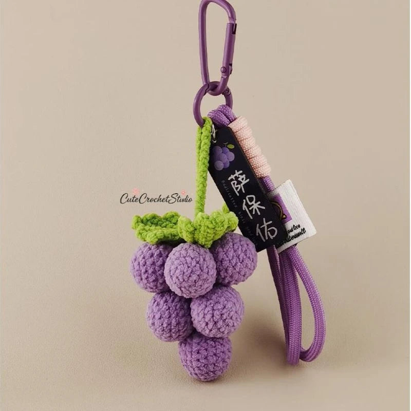 CCS Grape-themed bag charms, keychains, and other unique, high-end luxury gifts.