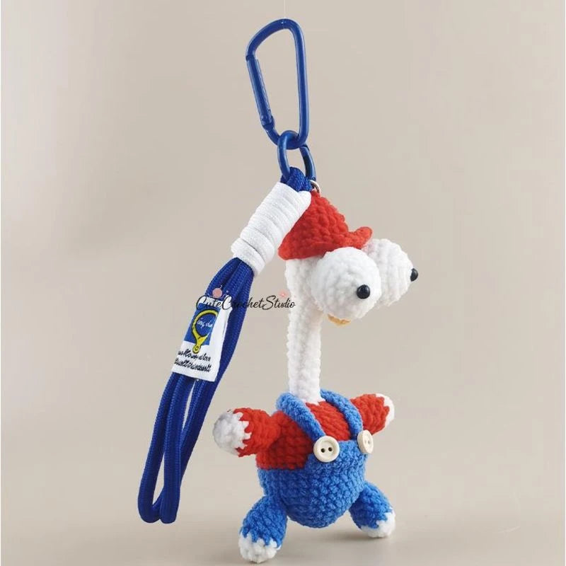 CCS Cute wide-eyed chicken bag charm, keychain, or other high-end gift.