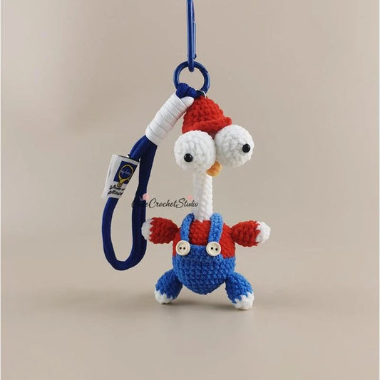 CCS Cute wide-eyed chicken bag charm keychain high-end gift