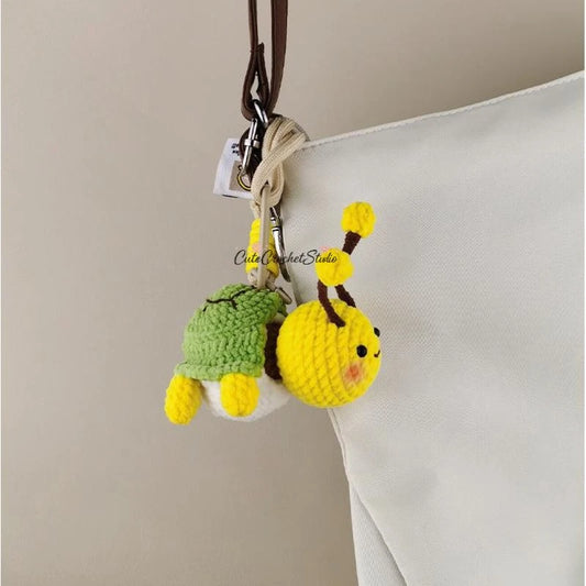 CCS Cute handmade crochet turtle doll bag pendant bag ornament high-end gift