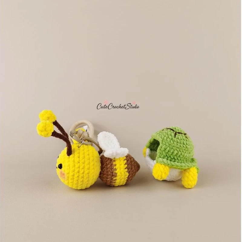 CCS Cute handmade crochet turtle doll bag pendant bag ornament high-end gift