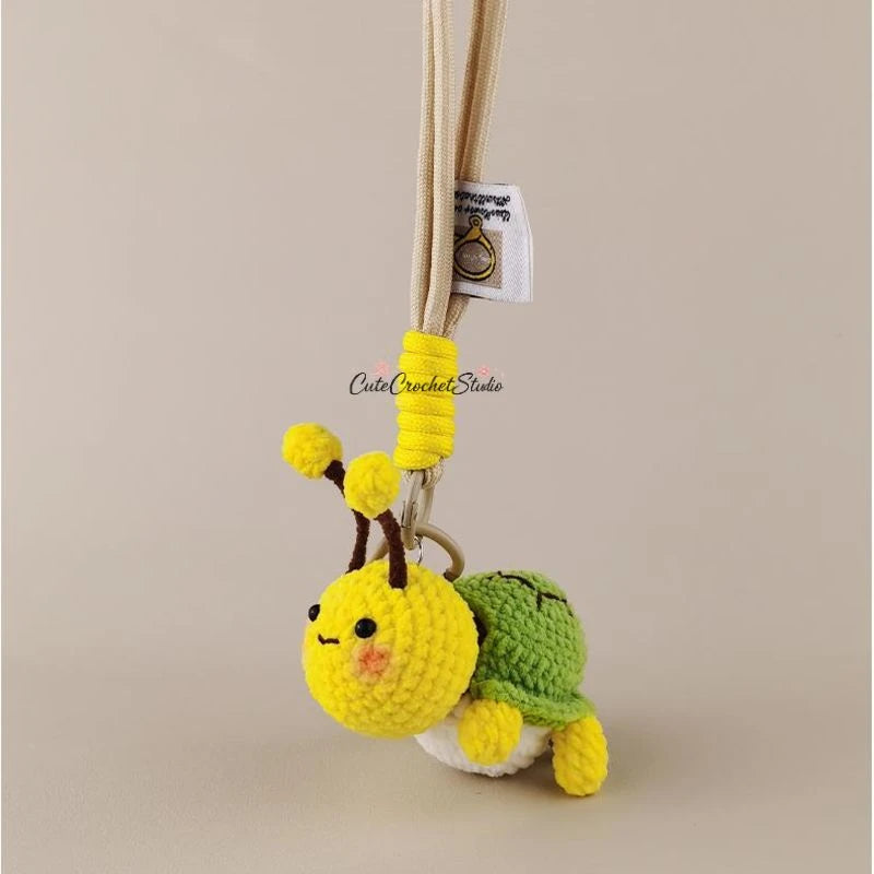 CCS Cute handmade crochet turtle doll bag pendant bag ornament high-end gift