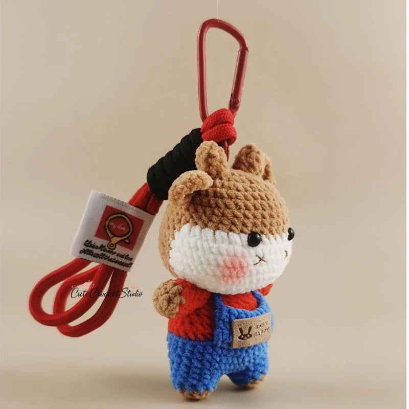 CCS Cute calf-shaped bag charm keychain pendant premium niche gift