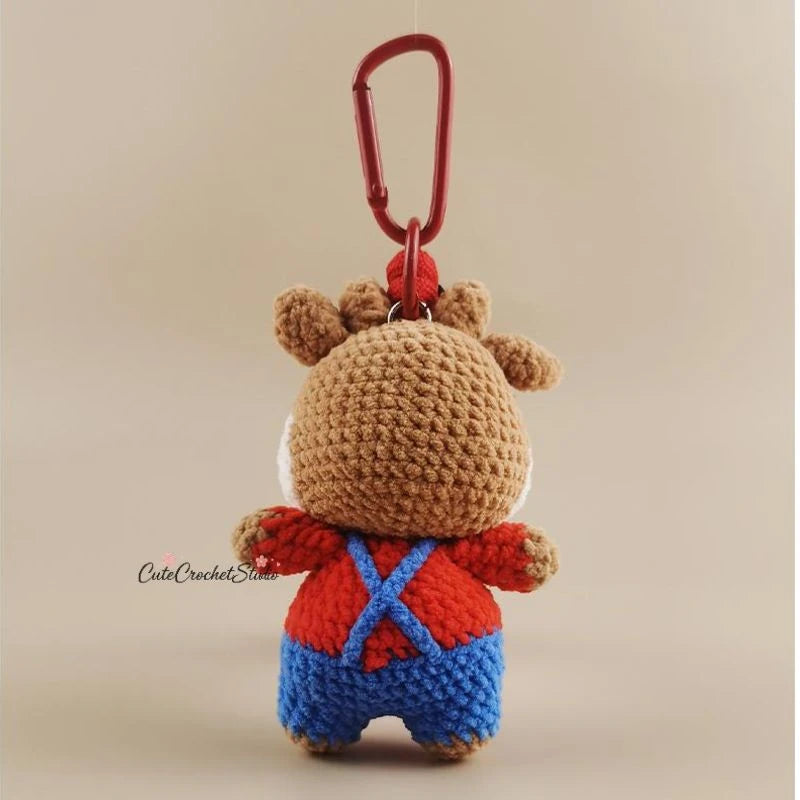 CCS Cute calf-shaped bag charm keychain pendant premium niche gift