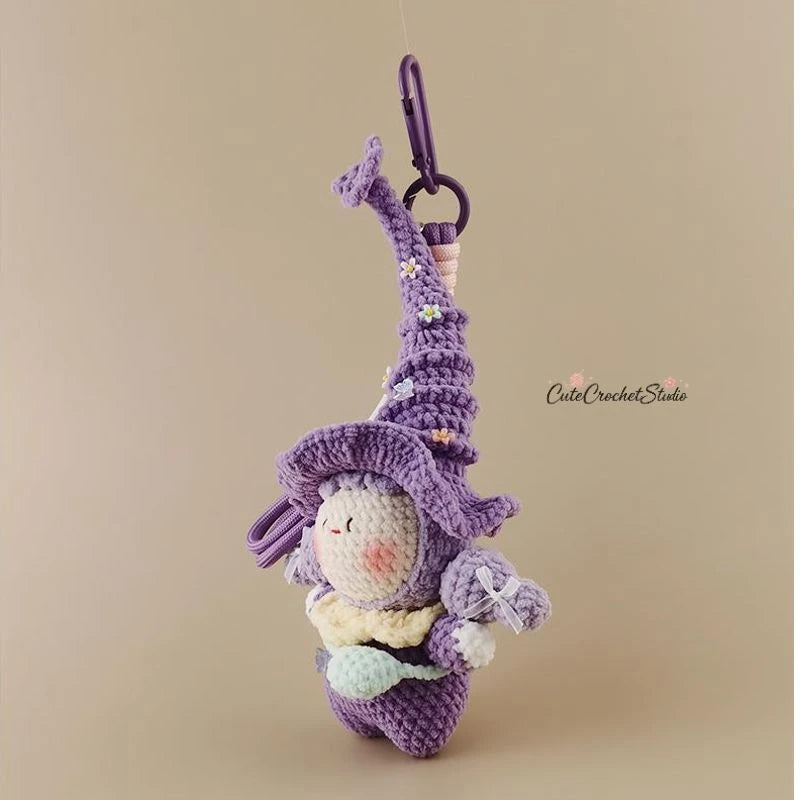 CCS Handmade crocheted dolls cute elf bags keychains and gifts