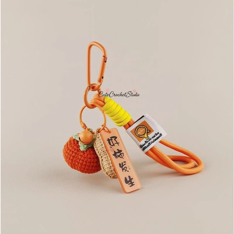 CCS Handmade crocheted cute keychain doll bag charm bag ornament gift
