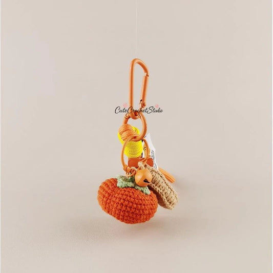 CCS Handmade crocheted cute keychain doll bag charm bag ornament gift
