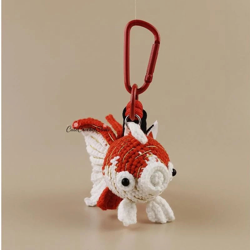 CCS Lucky Koi Bubbles Bag Charm Keychain Ornament High-End Niche Gift