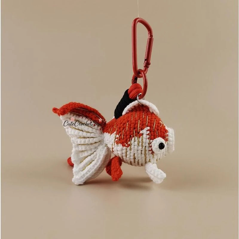 CCS Lucky Koi Bubbles Bag Charm Keychain Ornament High-End Niche Gift