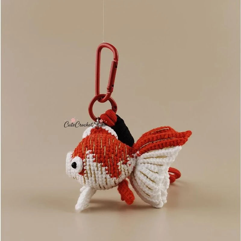 CCS Lucky Koi Bubbles Bag Charm Keychain Ornament High-End Niche Gift
