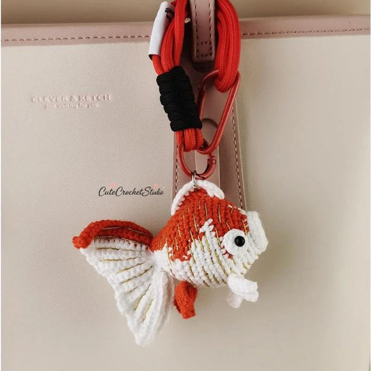 CCS Lucky Koi Bubbles Bag Charm Keychain Ornament High-End Niche Gift