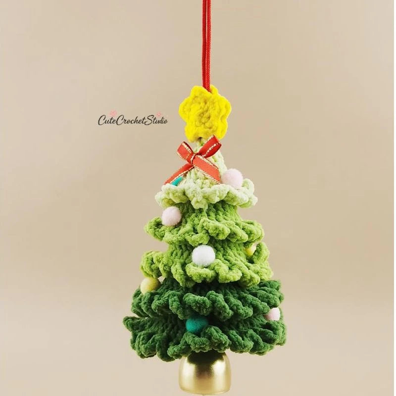CCS Handmade Christmas tree wind chimes bag pendants backpack accessories school bag pendants niche luxury gifts