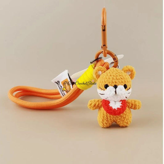 CCS Cute little tiger bag pendant keychain pendant niche high-end creative gift