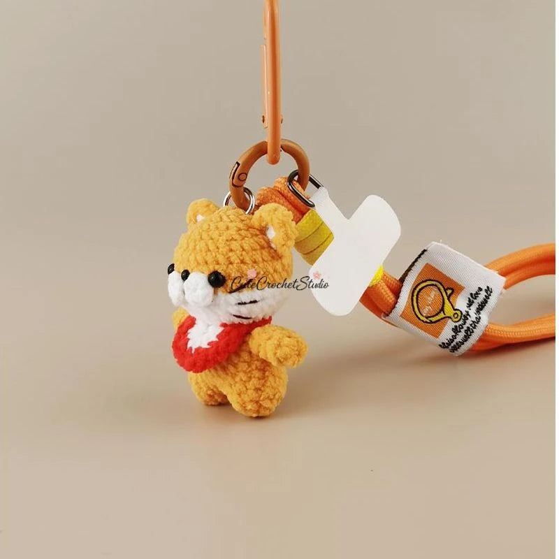 CCS Cute little tiger bag pendant keychain pendant niche high-end creative gift