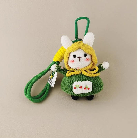 CCS Cute pastoral bunny bag pendant keychain pendant niche high-end gift