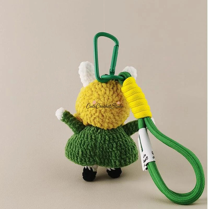 CCS Cute pastoral bunny bag pendant keychain pendant niche high-end gift