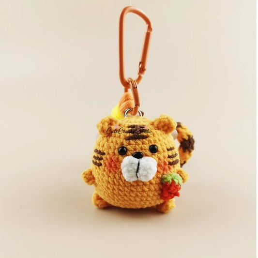 CCS Cute little tiger bag charm keychain niche and high-end gift